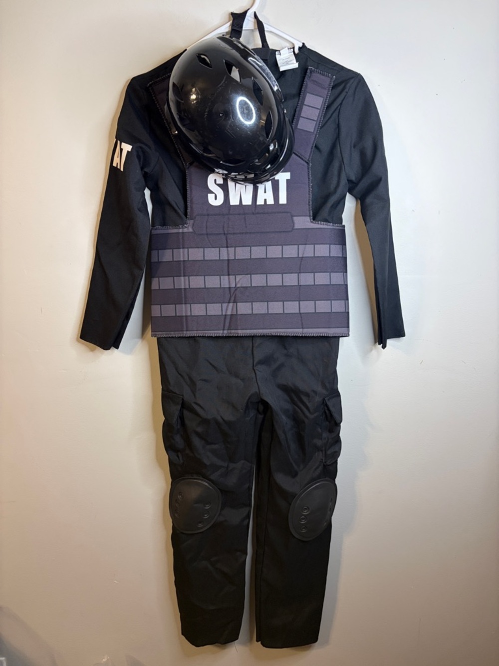 Target Black SWAT Costume with Padded Vest and Helmet #59